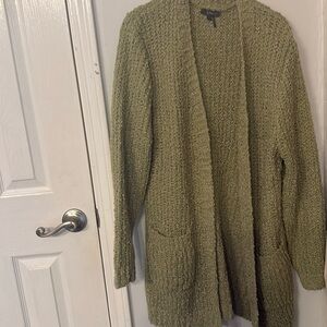 Olive green cardigan. Never worn but no tags. Sz Large